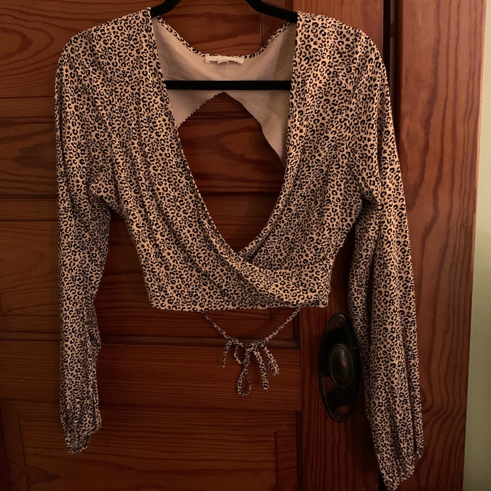 Pacsun LA hearts Cheetah Top